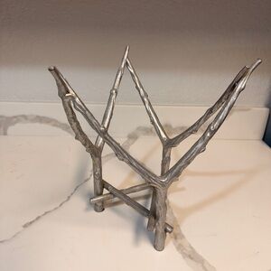 Silver Branch Twig Stand